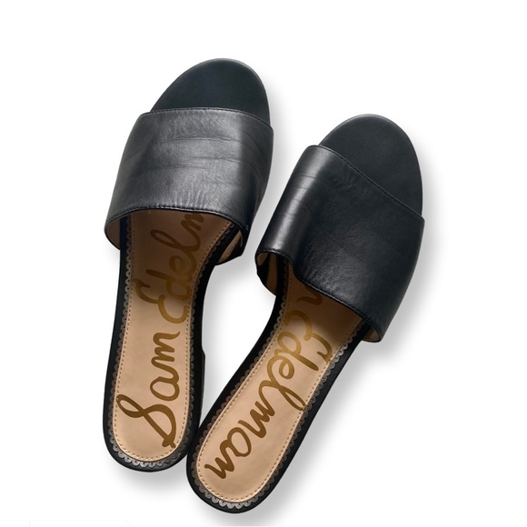 Sam Edelman Black Sandals Size 10 - Picture 1 of 4